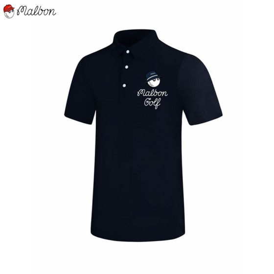 malbon 골프 5종남성 기능성 반팔 카라 티셔츠