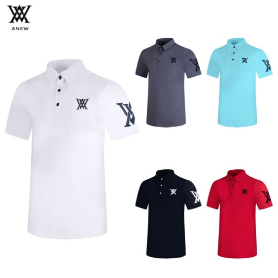ANEW 골프 5종 남성 기능성 반팔 카라 티셔츠
