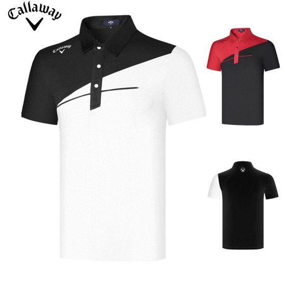 Callaway 골프 2종 남성 기능성 반팔 카라 티셔츠