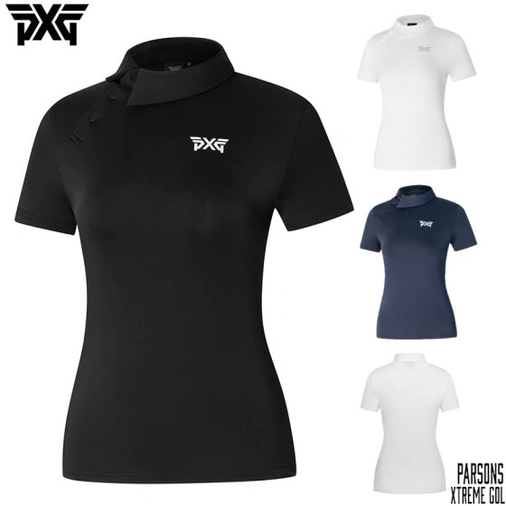 PXG 골프 3종 여성 기능성 반팔 카라 티셔츠