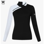 ANEW 골프 여성 기능성 긴팔 목폴라 티셔츠