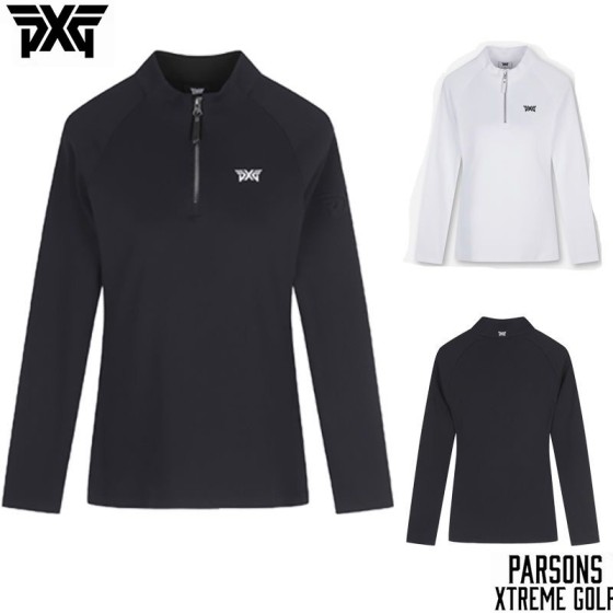 PXG 2종 여성 골프 반집업 긴팔티셔츠