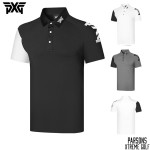 PXG 골프 3종 남성 기능성 반팔 카라 티셔츠
