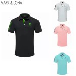 MARK&LONA 골프 4종 남성 파스텔톤 기능성 반팔 카라 티셔츠