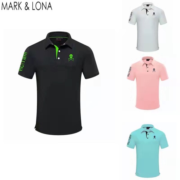 MARK&LONA 골프 4종 남성 파스텔톤 기능성 반팔 카라 티셔츠