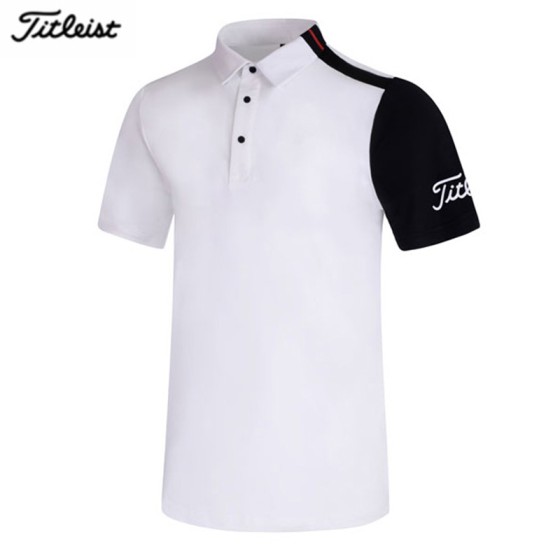titleist 타이틀리스트 5종 남성 투톤 카라 티셔츠