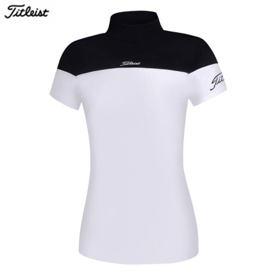 titleist 타이틀리스트 2종 여성 투톤 카라 티셔츠