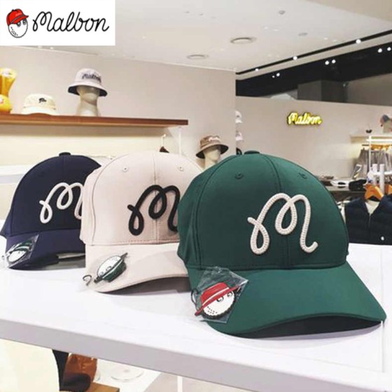 malbon 3종 남녀공용 골프 모자